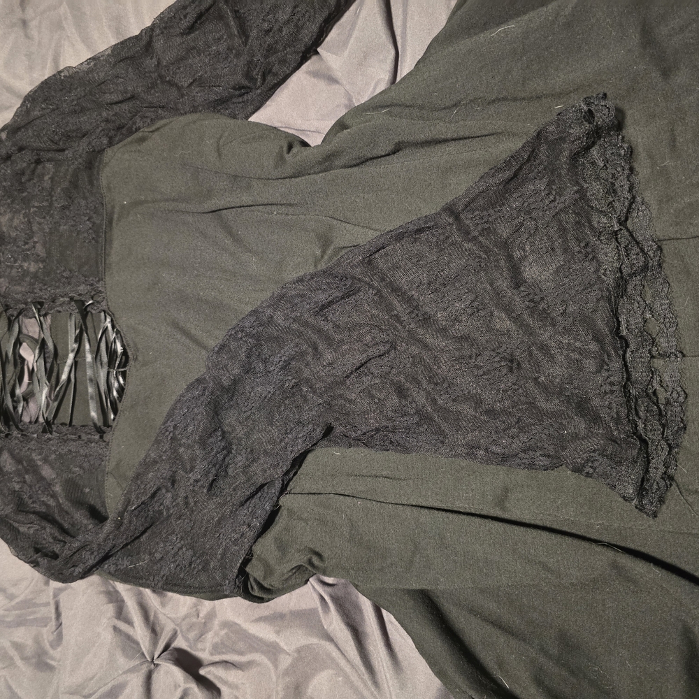 Elegant Black Lace Top